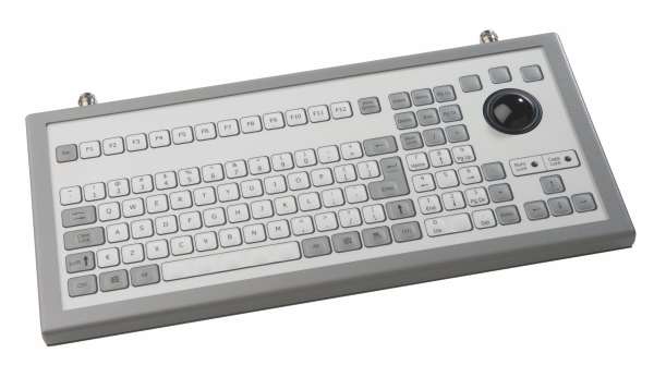 MEMBRANE IP65 KEYBOARD WITH TRACKBALL