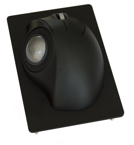 ERGONOMIC 38 MM PANEL MOUNT TRACKBALL