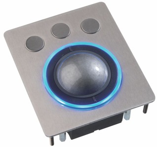 50 MM TRACKBALL WITH BACKLIT HALO RING
